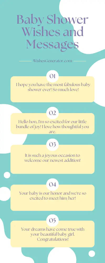 68 Baby Shower Wishes and Messages