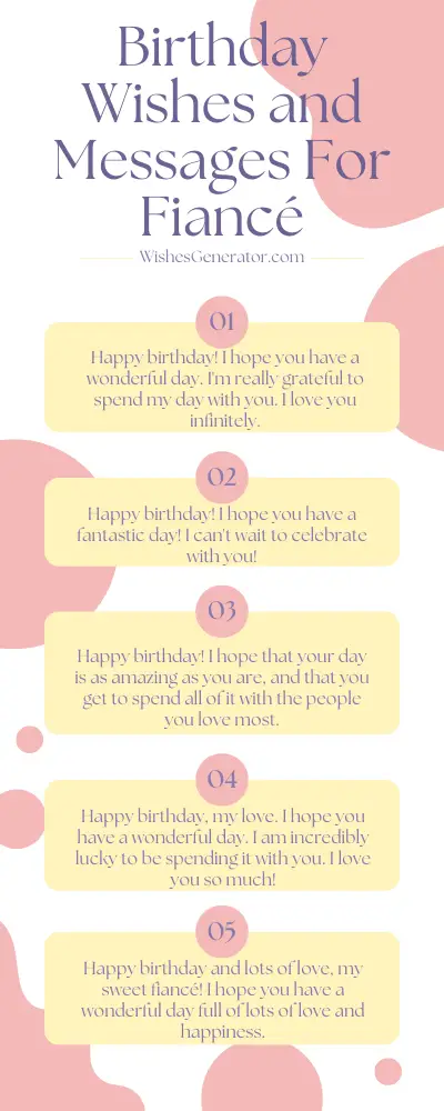 Birthday Wishes and Messages For Fiancé
