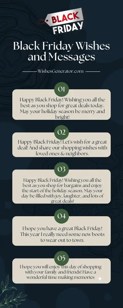 Black Friday Wishes and Messages
