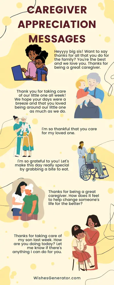 Caregiver Appreciation Messages