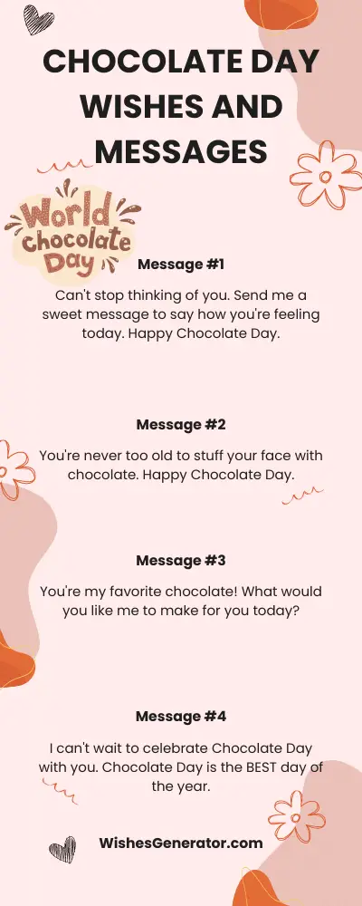Chocolate Day Wishes and Messages