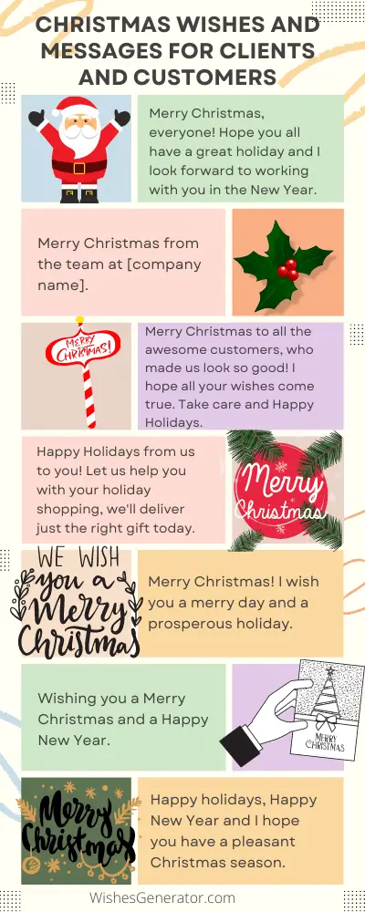Christmas Wishes and Messages for Clients and Customers