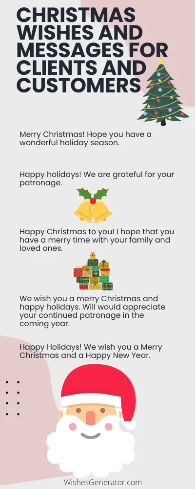 Christmas Wishes and Messages for Clients and Customers