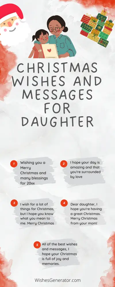 57 Christmas Wishes and Messages for Daughter