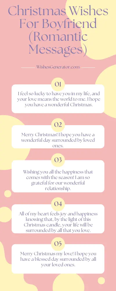 Christmas Wishes For Boyfriend (Romantic Messages)