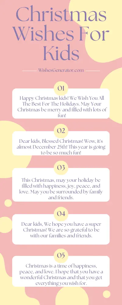 Christmas Wishes For Kids – Messages and Greetings