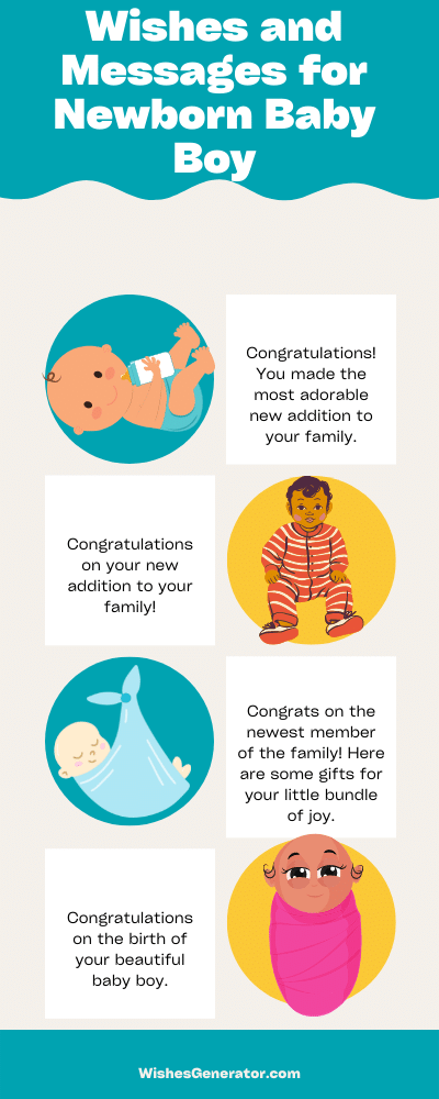 Congratulations for Baby Boy – 62 Wishes and Messages for Newborn Baby Boy