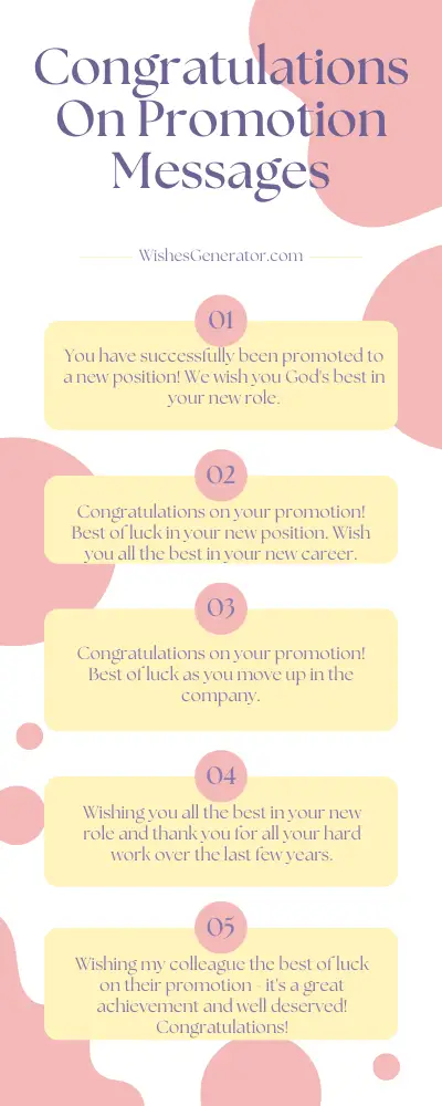 Congratulations On Promotion - Wishes, Messages, and Texts for Colleagues