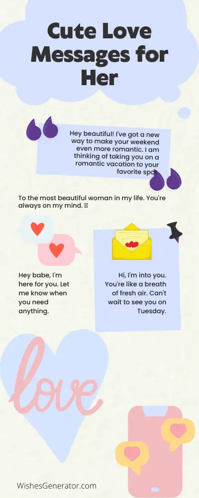 Cute Love Messages for Her