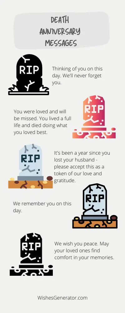 Death Anniversary Messages
