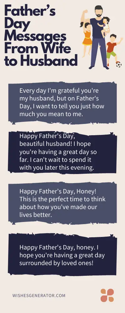 Father’s Day Messages From Wife to Husband