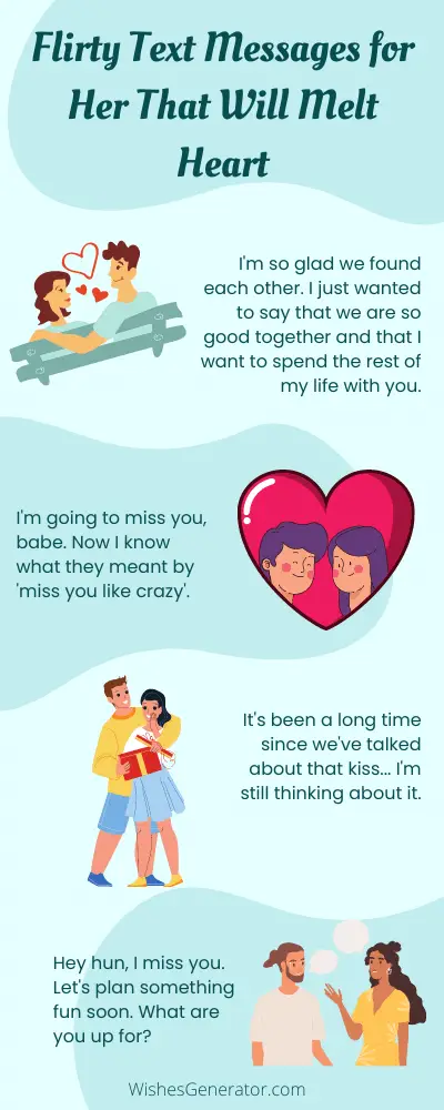 57 Flirty Text Messages for Her That Will Melt Heart