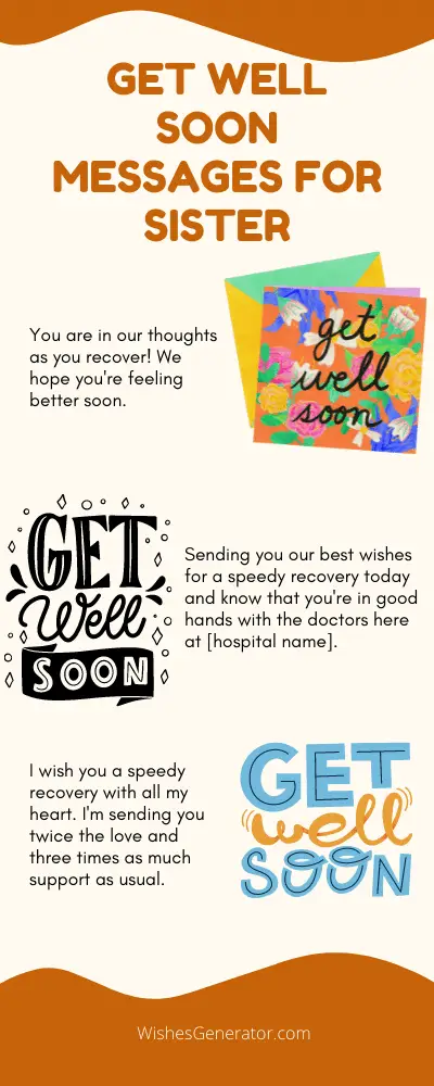Get Well Soon Messages For Sister – Wishes and Prayers