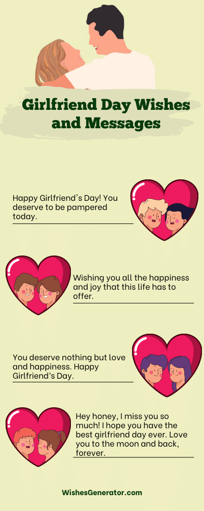 message for girlfriends day