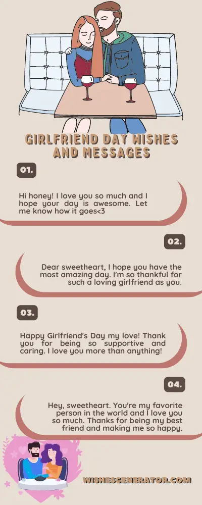 63 Girlfriend Day Wishes And Messages