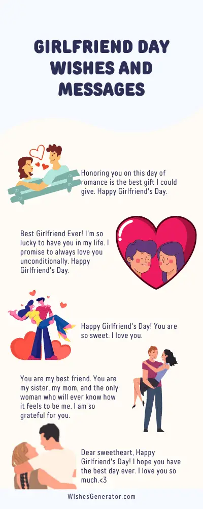 Girlfriend Day Wishes and Messages