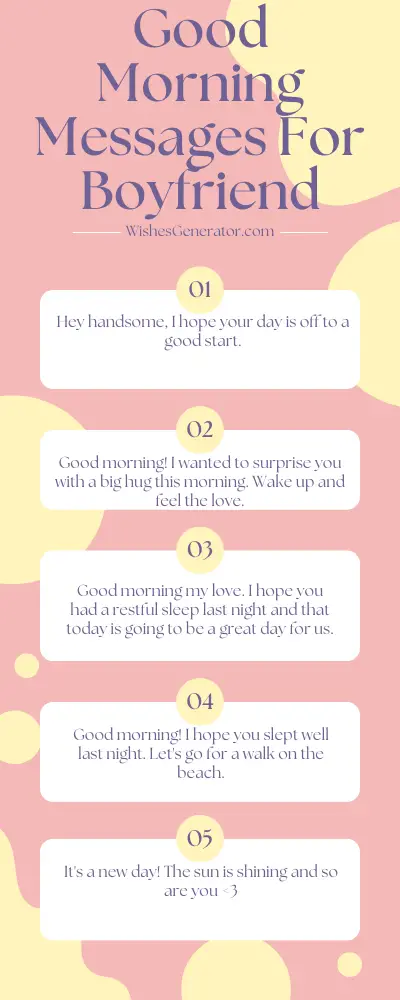 Good Morning Messages For Boyfriend – Morning Wishes for Him