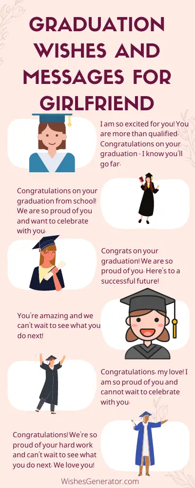 Graduation Wishes and Messages for Girlfriend