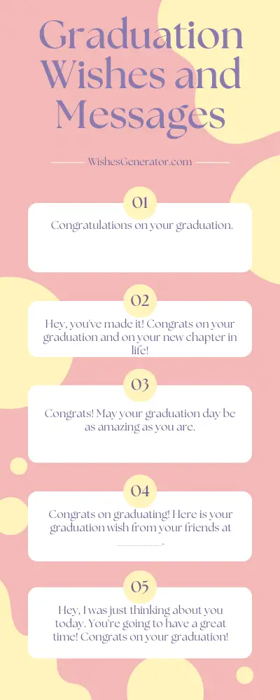 Graduation Wishes and Messages
