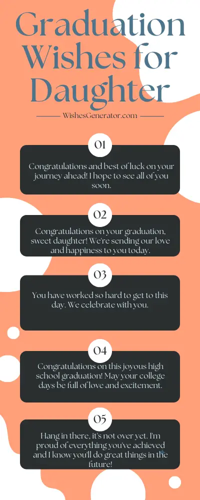 Graduation Wishes for Daughter – Congratulation Messages