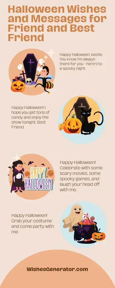 Halloween Wishes and Messages for Friend and Best Friend