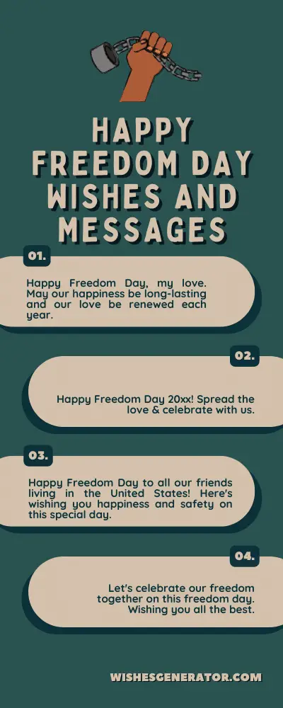 Happy Freedom Day Wishes and Messages