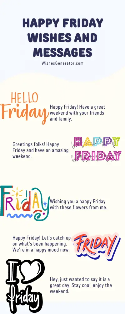 Happy Friday Wishes and Messages