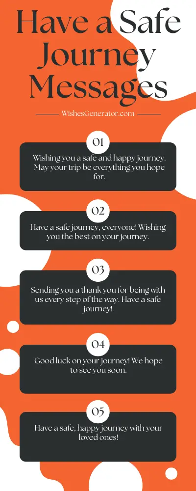 Happy Journey Wishes – Have a Safe Journey Messages