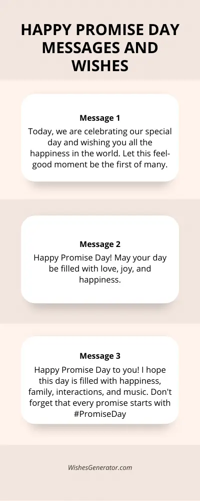 Happy Promise Day Messages and Wishes