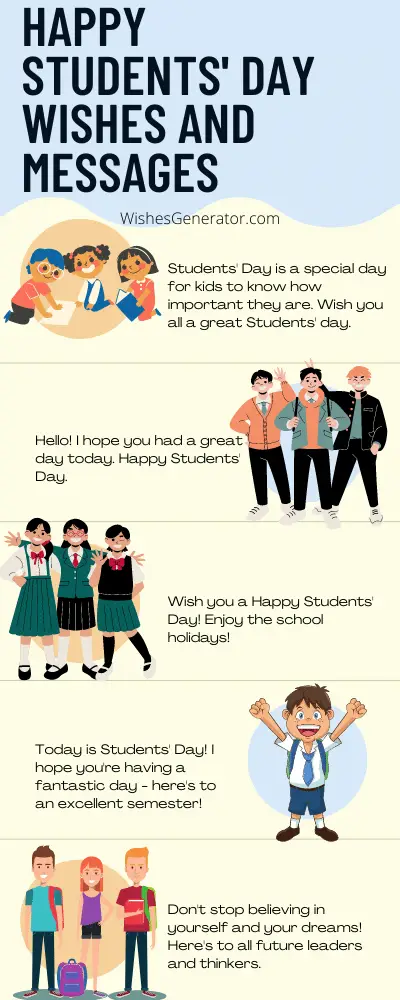 Happy Students' Day Wishes and Messages