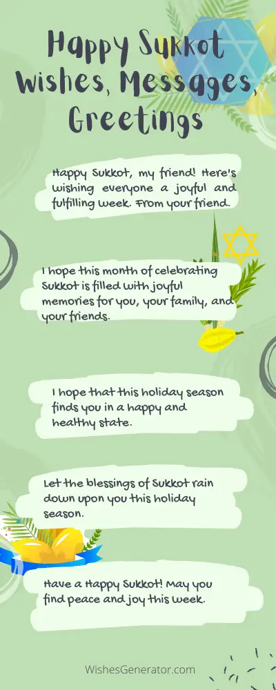 Happy Sukkot Wishes, Messages, Greetings