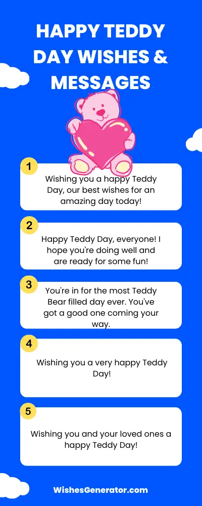 Happy Teddy Day Wishes & Messages