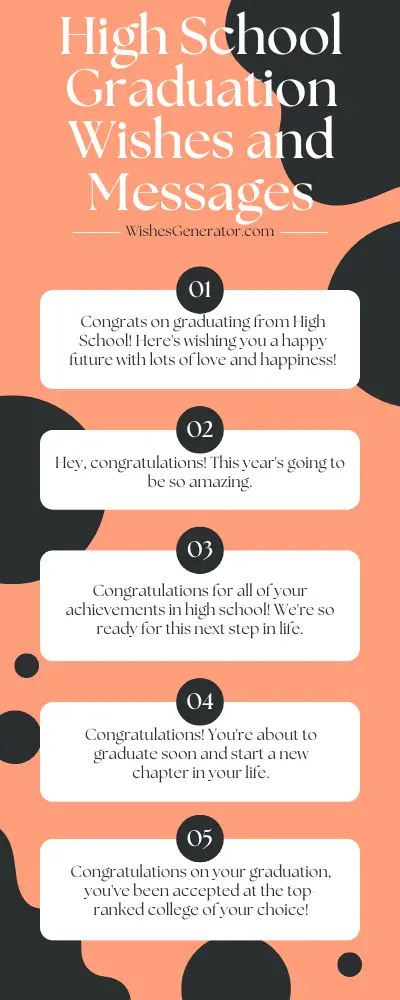 High School Graduation Wishes and Messages