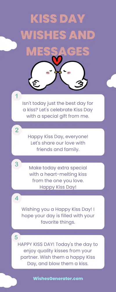 Kiss Day Wishes and Messages