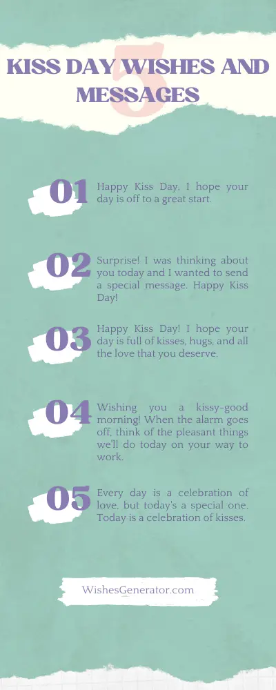 Kiss Day Wishes and Messages