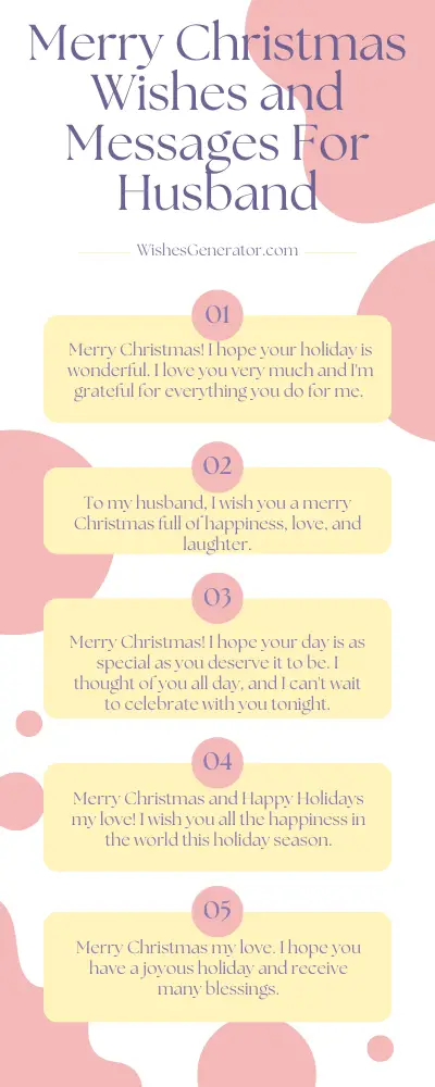 Merry Christmas Wishes and Messages For Husband