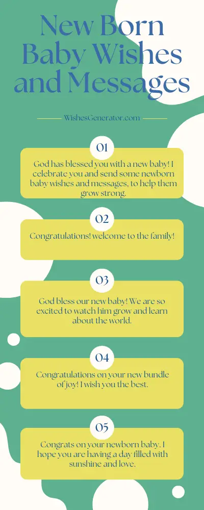 New Born Baby Wishes and Messages