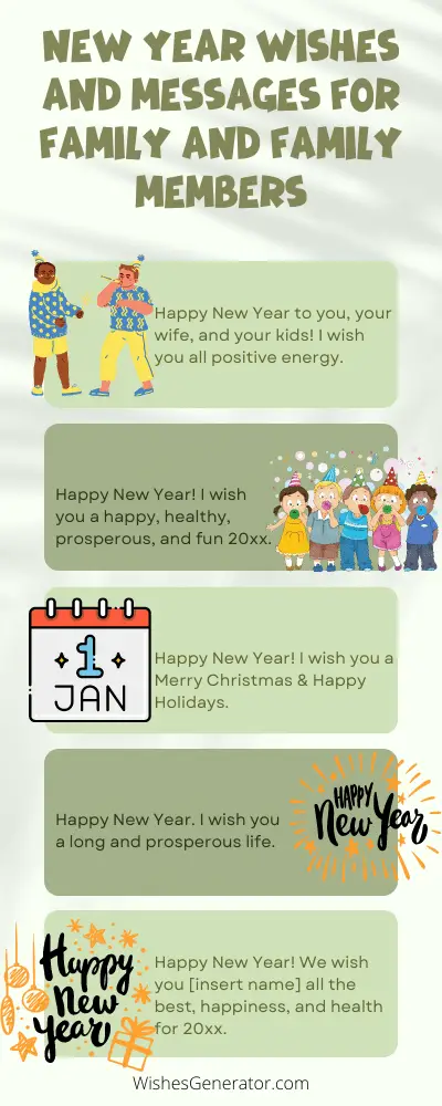 New Year Wishes and Messages for Family and Family Members