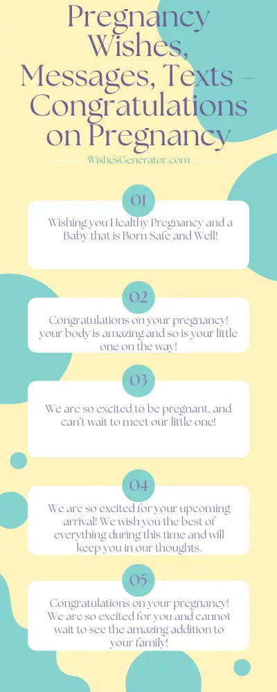 Pregnancy Wishes, Messages, Texts – Congratulations on Pregnancy