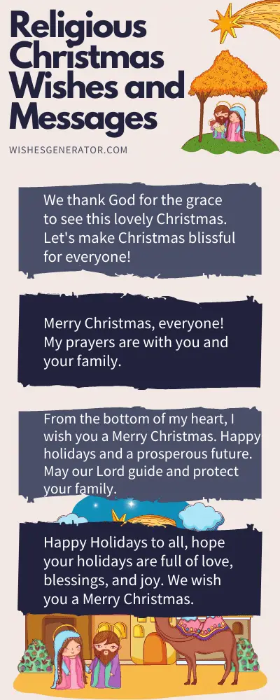Religious Christmas Wishes and Messages