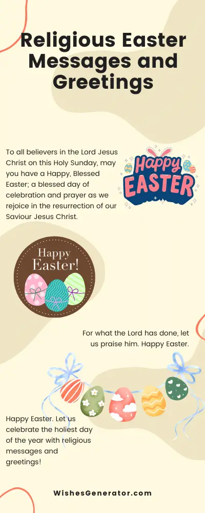 Religious Easter Messages and Greetings