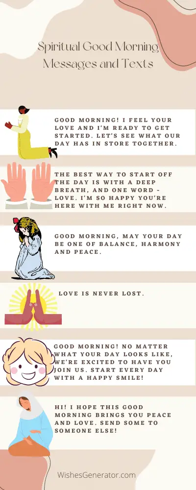Spiritual Good Morning Messages and Texts
