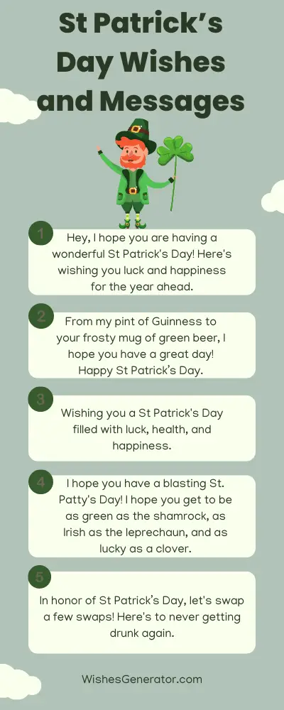 St Patrick’s Day Wishes and Messages