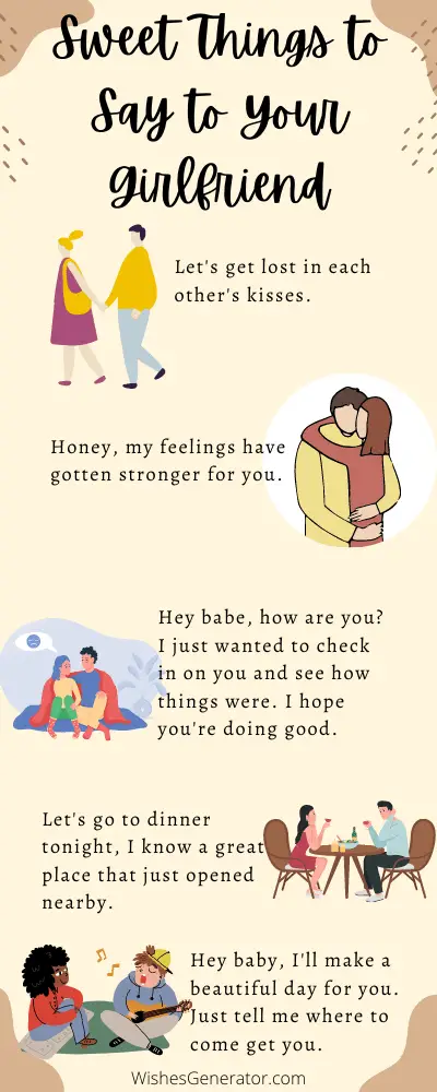 Sweet Things to Say to Your Girlfriend