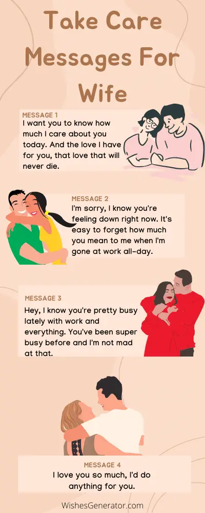 Take Care Messages For Wife – Caring Love Messages for Her