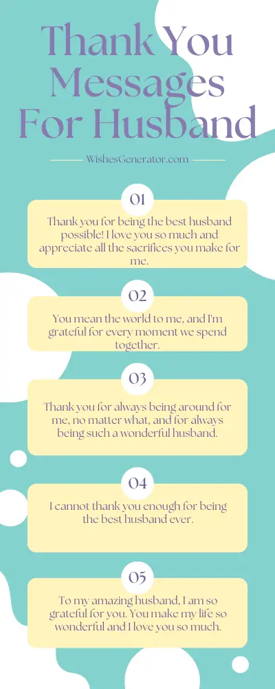 Thank You Messages For Husband – Romantic & Sweet