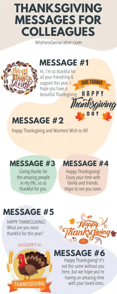 Thanksgiving Messages for Colleagues