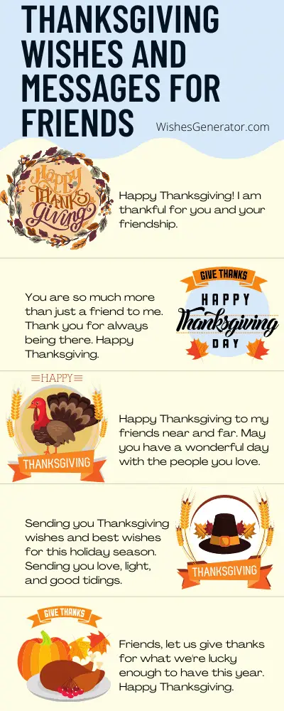 Thanksgiving Wishes and Messages for Friends
