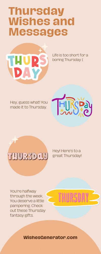 73 Thursday Wishes and Messages- Happy Thursday Greetings