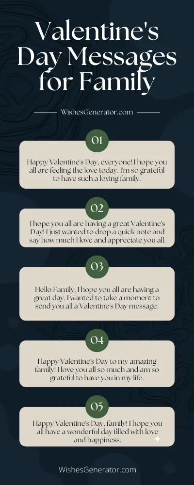 Valentine's Day Messages for Family
